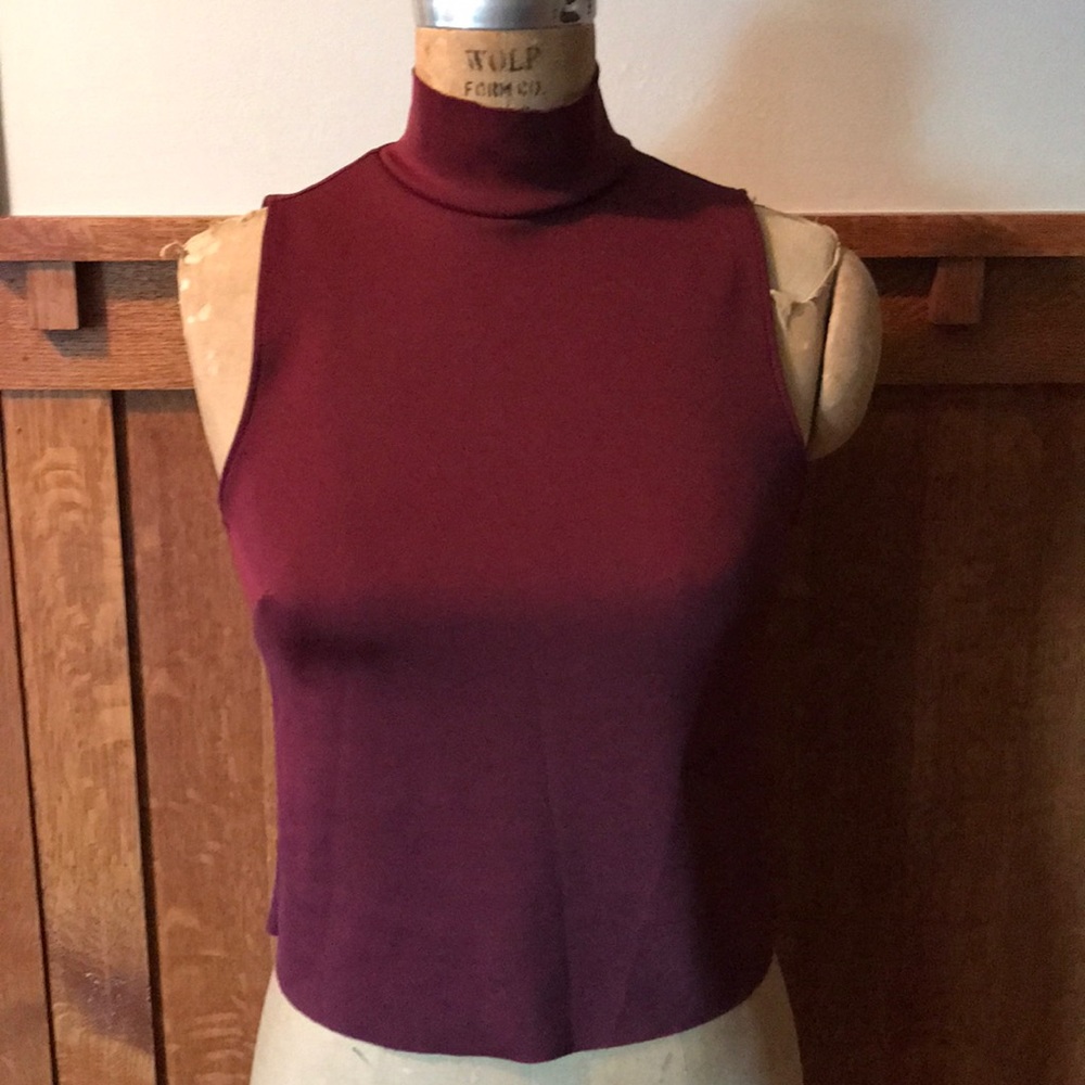 SOLD ❤️Zara  turtle neck raw edge